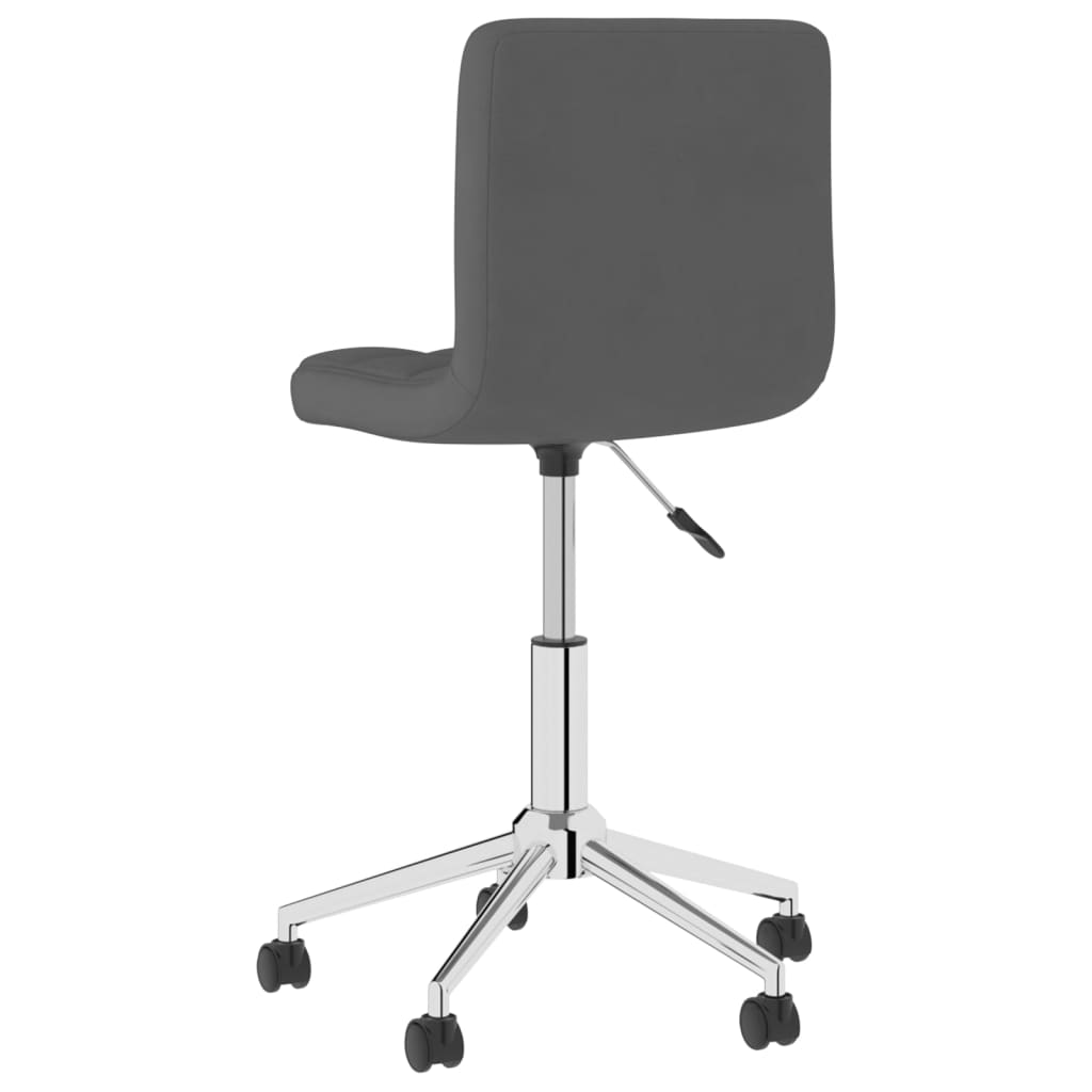 Bürostuhl Drehbar Dunkelgrau Stoff