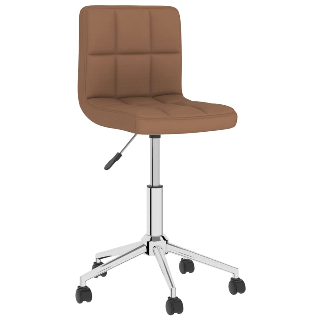 Bürostuhl Drehbar Braun Stoff