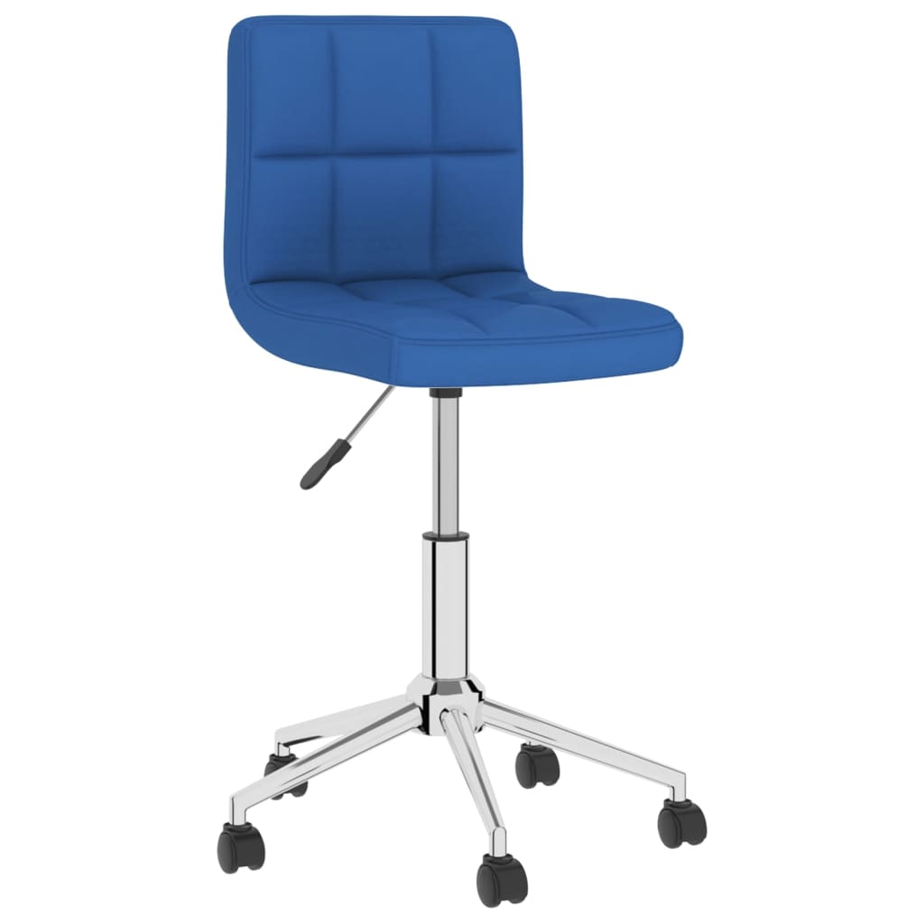 Bürostuhl Drehbar Blau Stoff