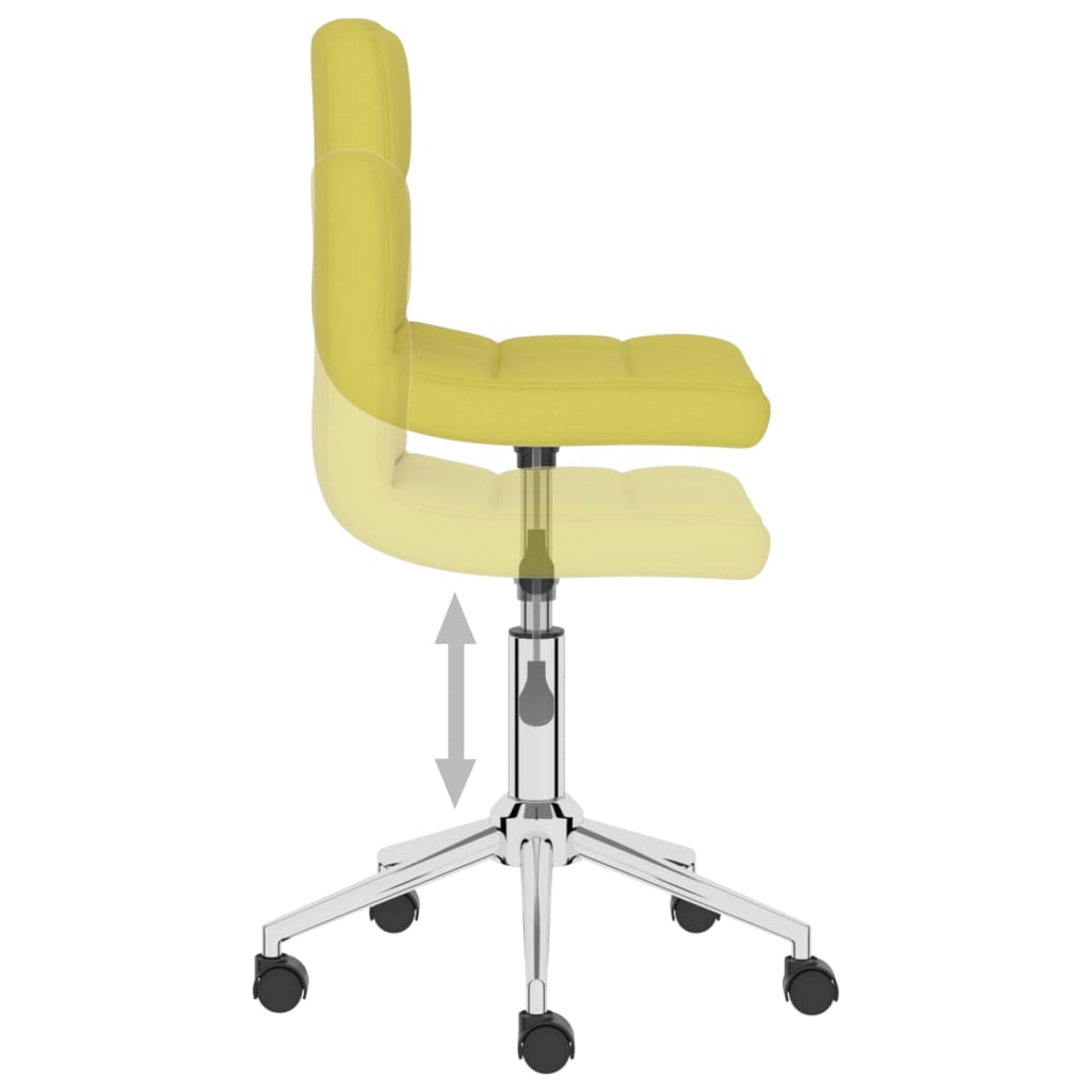 Bürostuhl Drehbar Grün Stoff