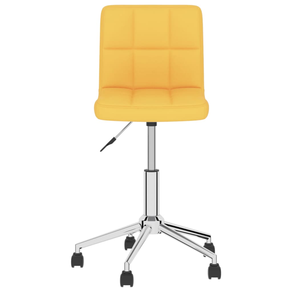 Bürostuhl Drehbar Senfgelb Stoff