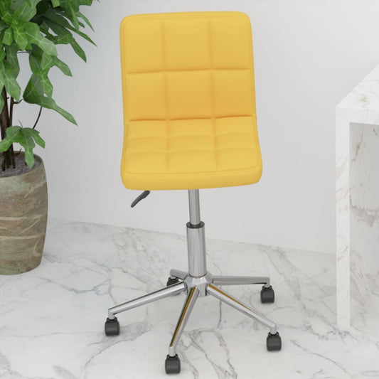Bürostuhl Drehbar Senfgelb Stoff