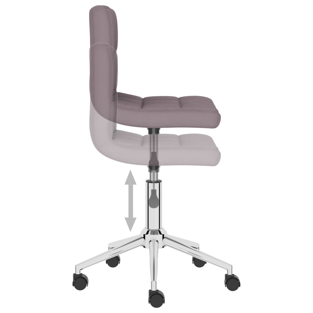 Bürostuhl Drehbar Taupe Stoff