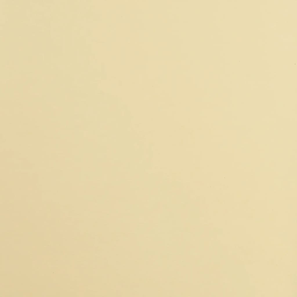 Bürostuhl Drehbar Creme Kunstleder