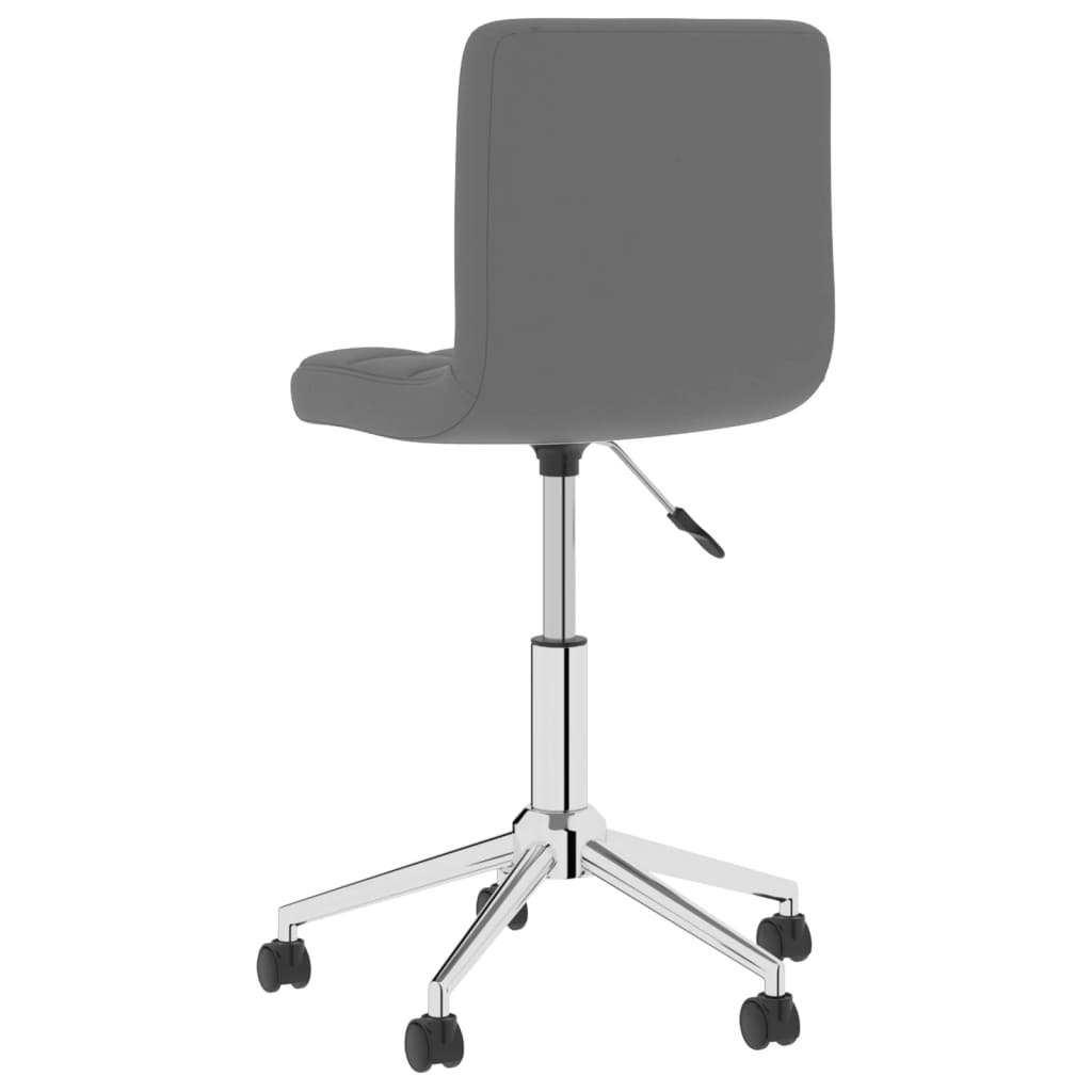 Bürostuhl Drehbar Grau Kunstleder