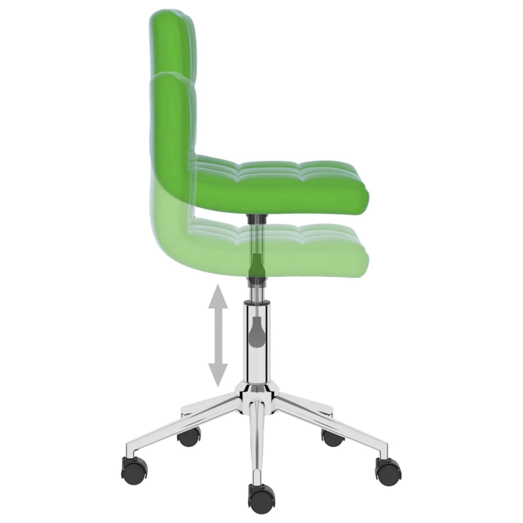 Bürostuhl Drehbar Grün Kunstleder