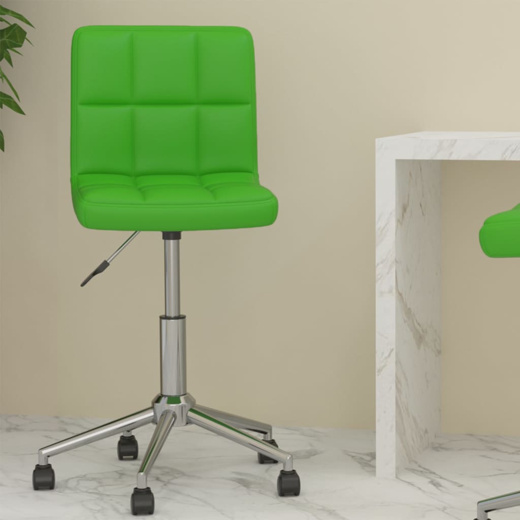 Bürostuhl Drehbar Grün Kunstleder