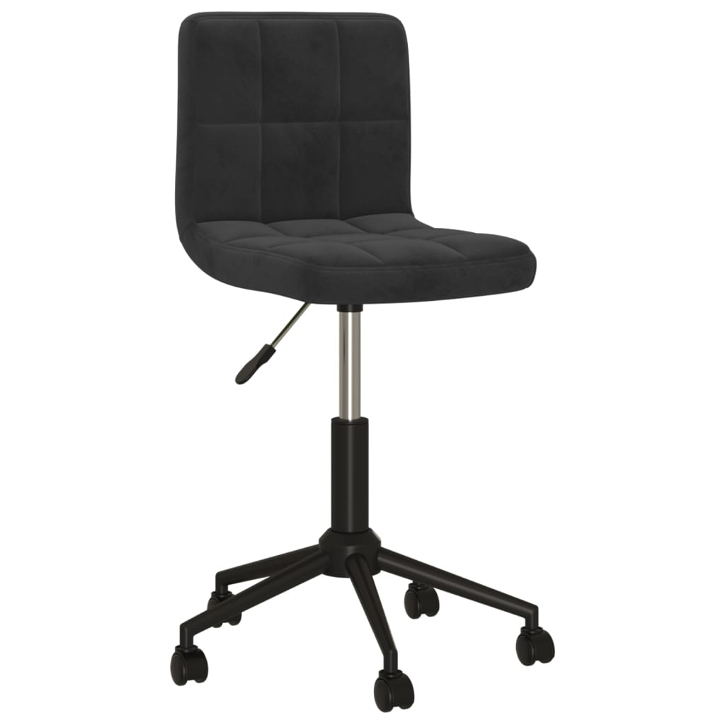 Bürostuhl Drehbar Schwarz Samt