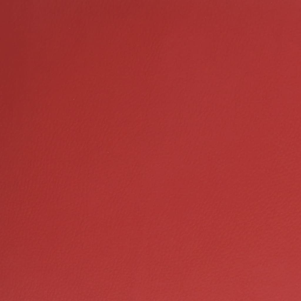 Bürostuhl Drehbar Weinrot Kunstleder