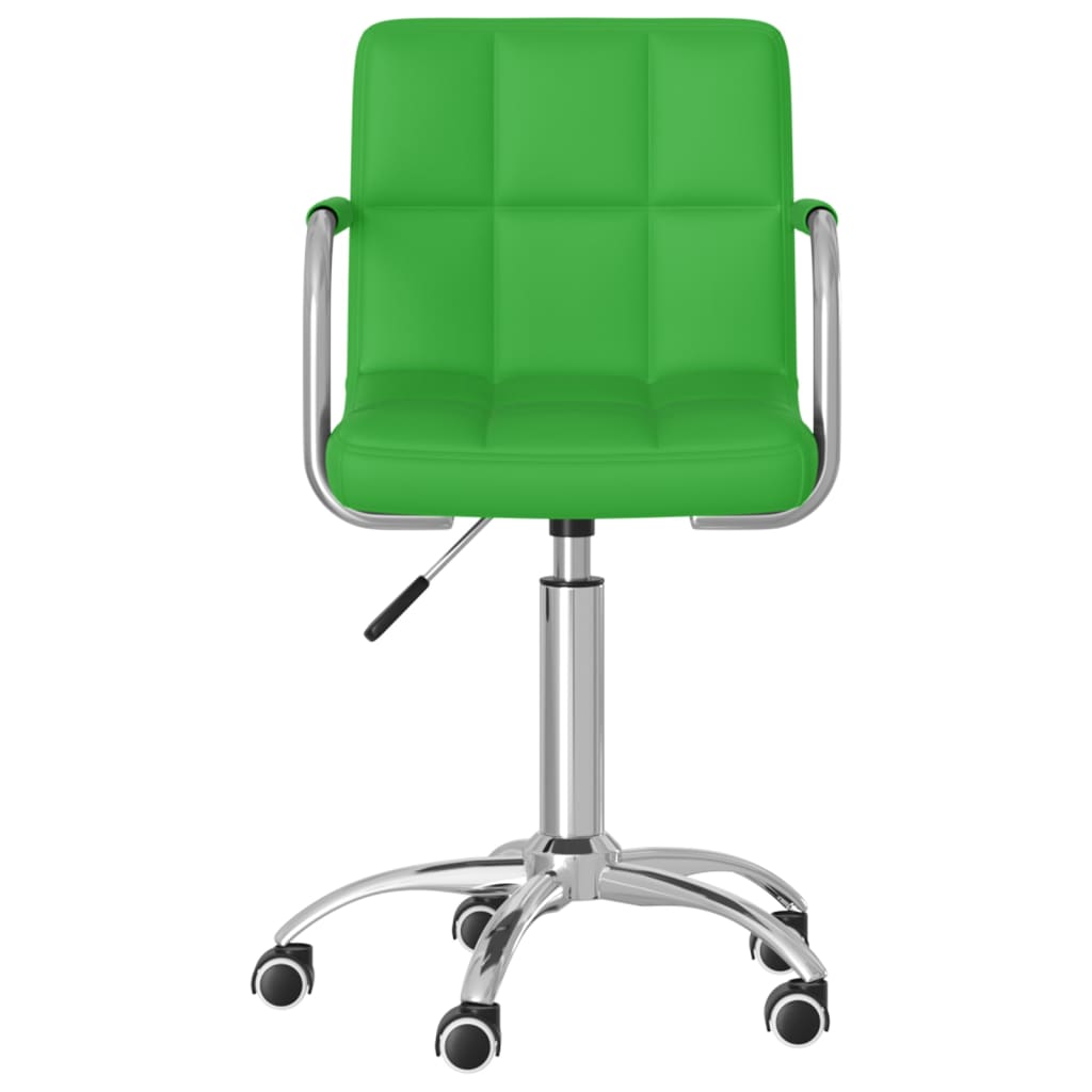 Bürostuhl Drehbar Grün Kunstleder