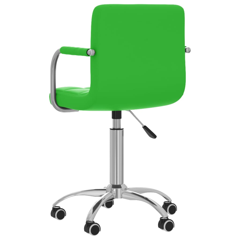 Bürostuhl Drehbar Grün Kunstleder