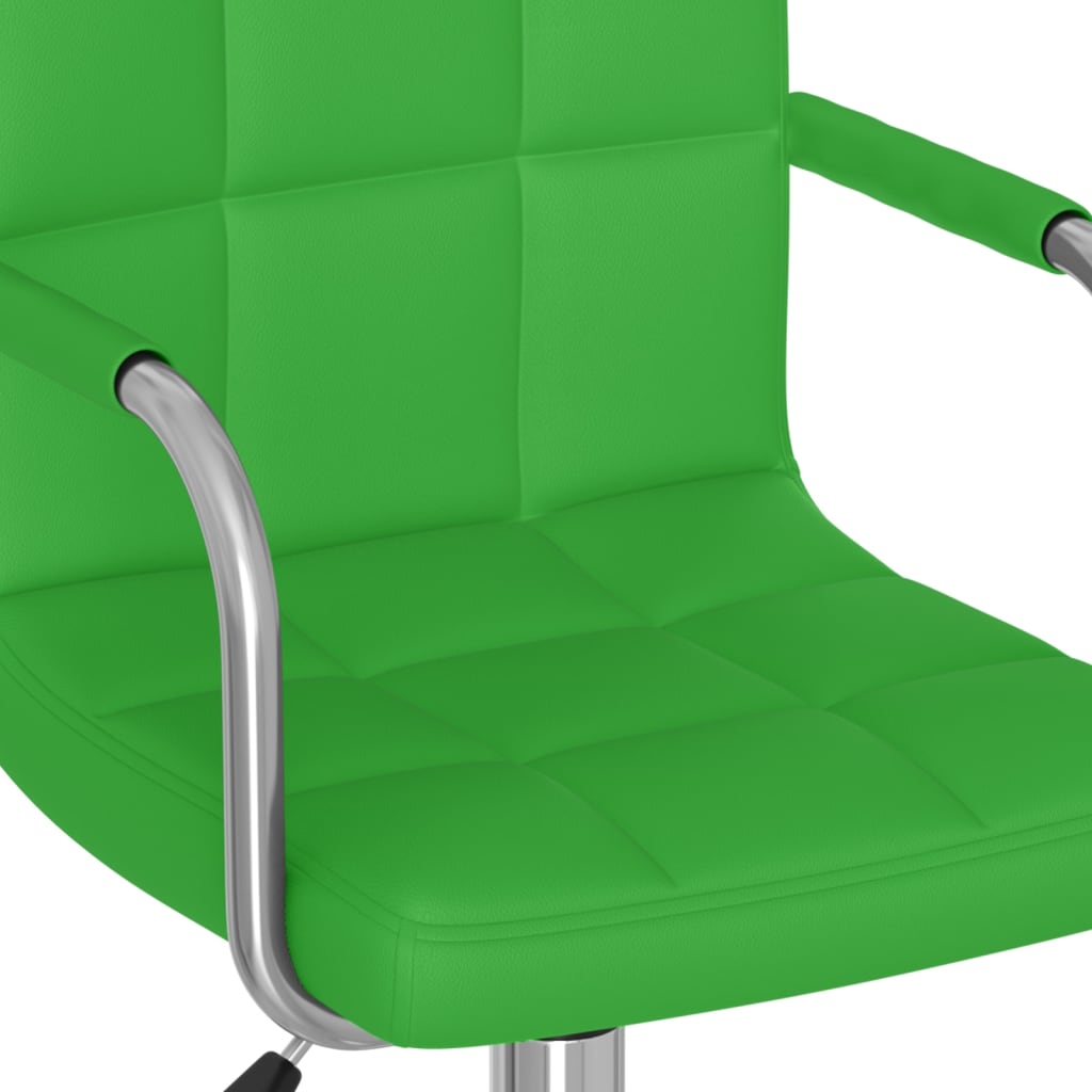 Bürostuhl Drehbar Grün Kunstleder