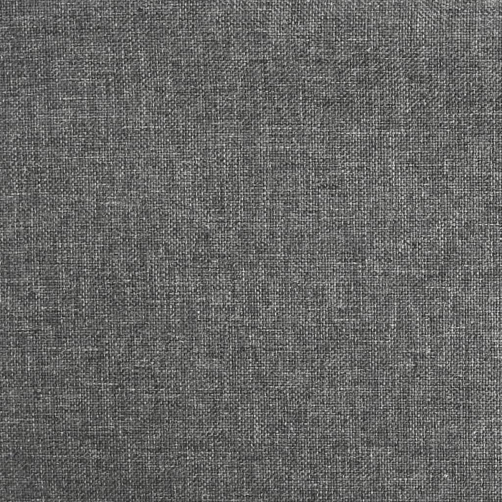 Drehbare Esszimmerstühle 2 Stk. Dunkelgrau Stoff