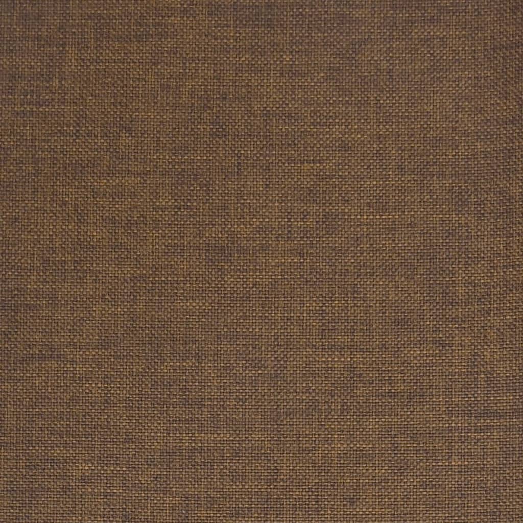 Drehbare Esszimmerstühle 2 Stk. Braun Stoff