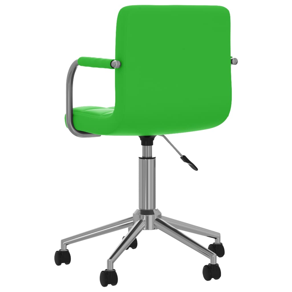 Bürostuhl Drehbar Grün Kunstleder