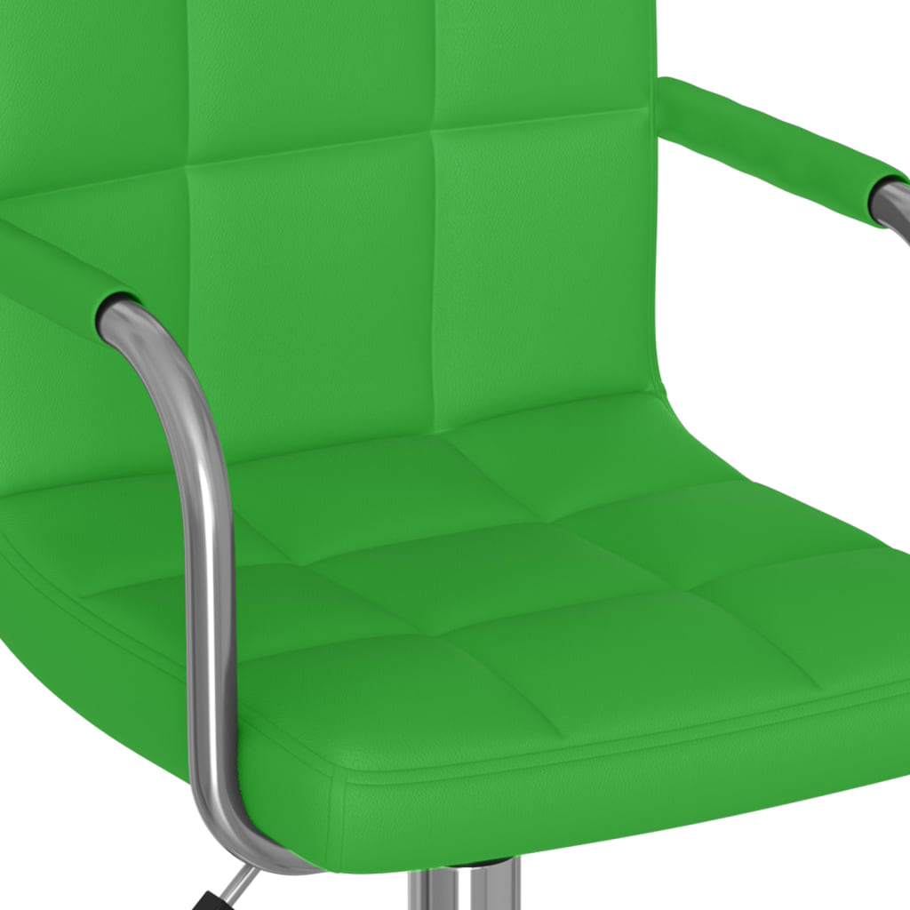 Bürostuhl Drehbar Grün Kunstleder