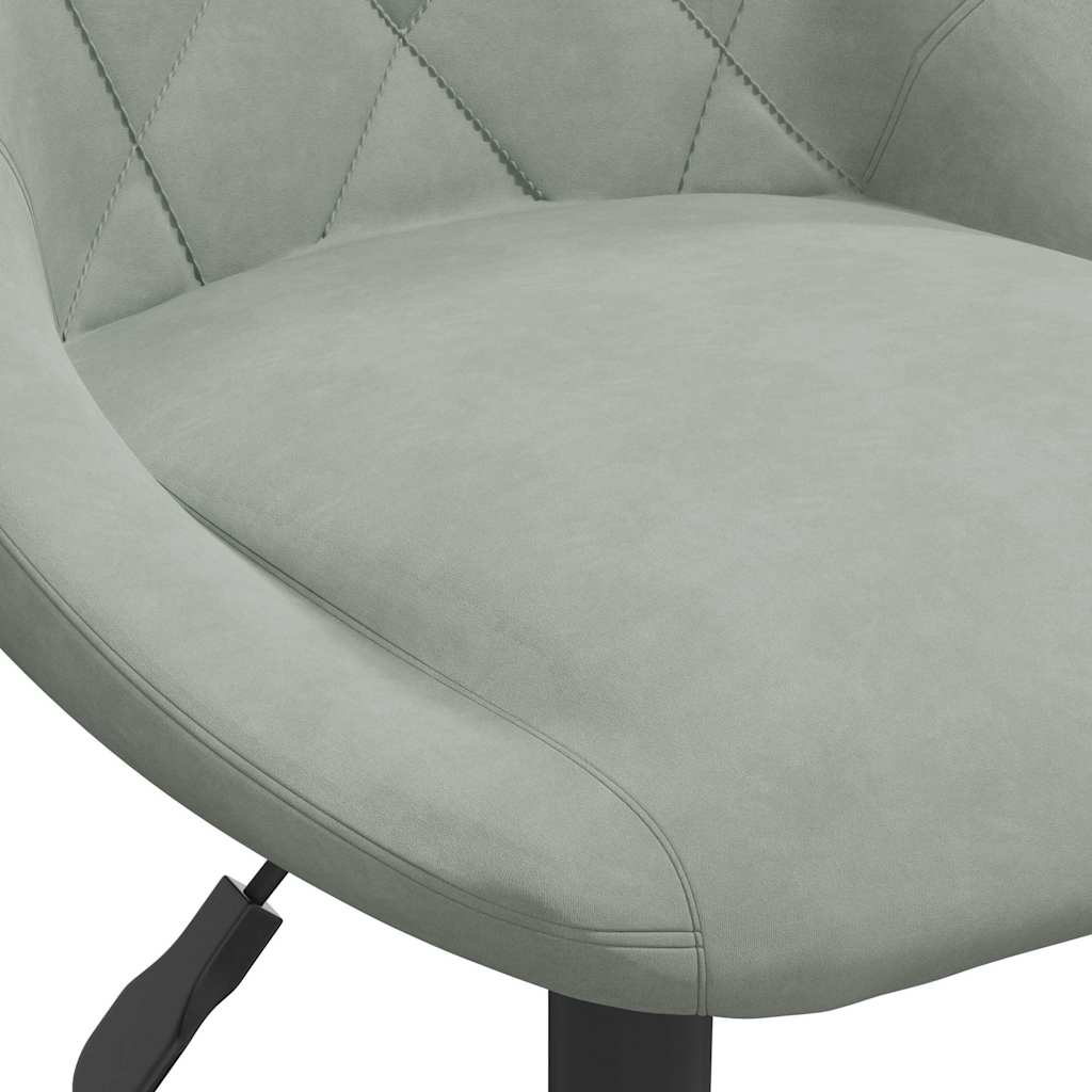 Barhocker Hellgrau Samt