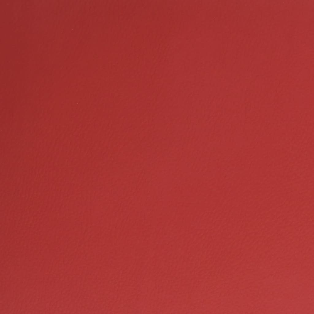 Bürostuhl Drehbar Weinrot Kunstleder