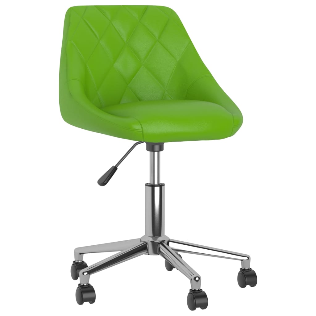 Bürostuhl Drehbar Grün Kunstleder