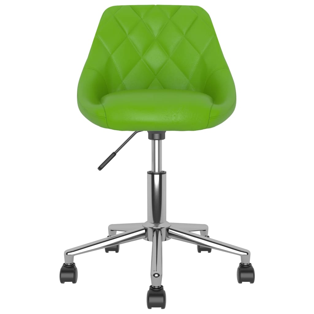Bürostuhl Drehbar Grün Kunstleder