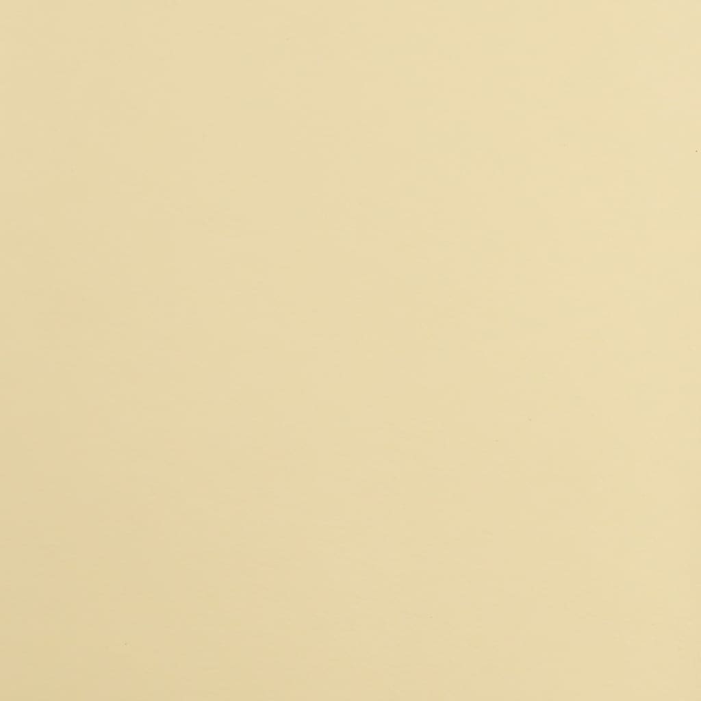 Bürostuhl Drehbar Creme und Weiß Kunstleder