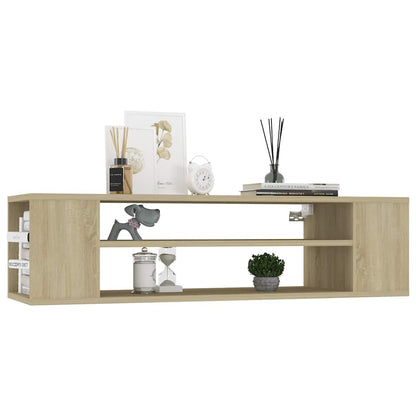 TV-Hängeschrank Sonoma-Eiche 100x30x26,5 cm Holzwerkstoff