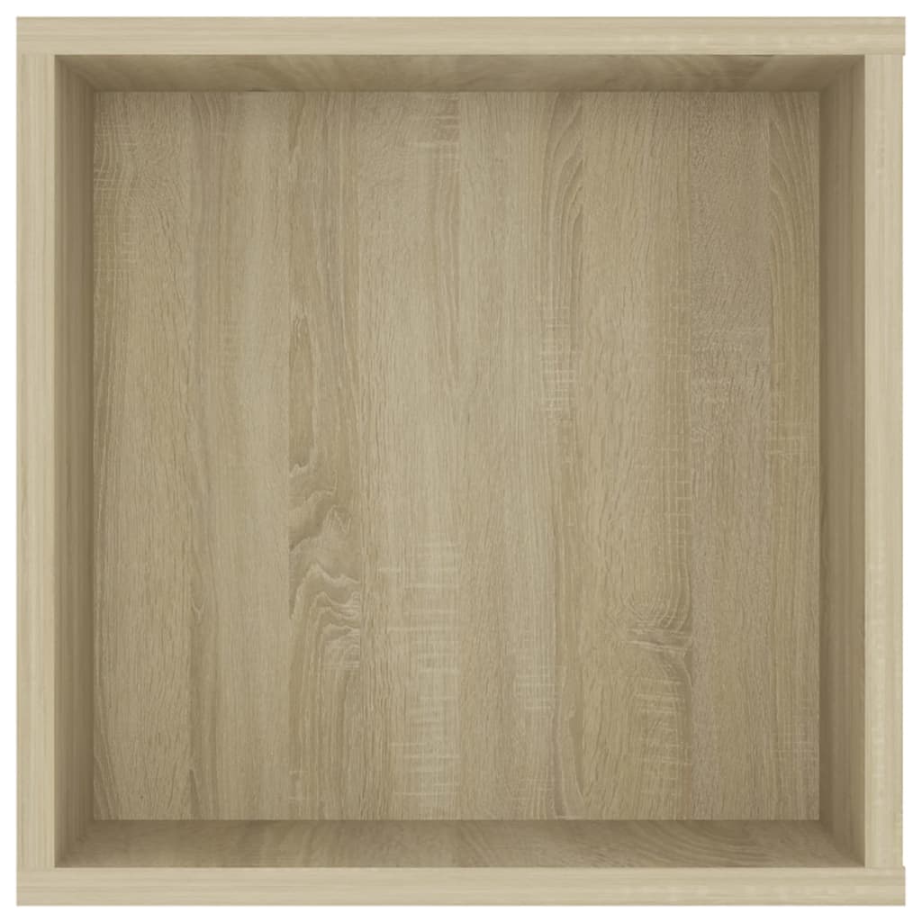 Meuble TV mural en chêne Sonoma 102x35x35 cm, matériau à base de bois