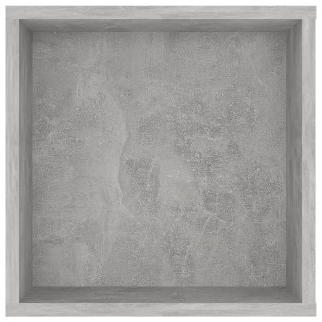 TV wall cabinet concrete grey 102x35x35 cm wood-based material