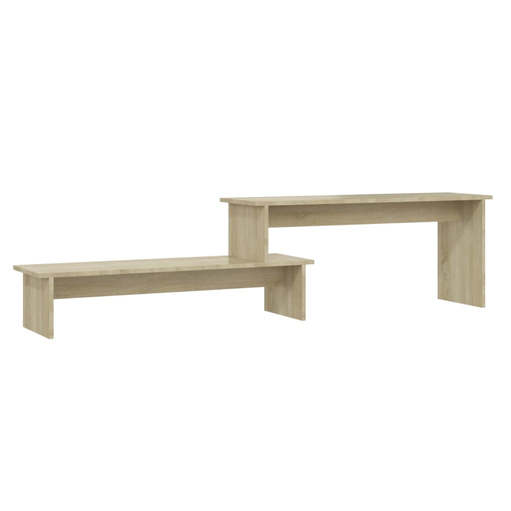 Meuble TV en chêne Sonoma 180x30x43 cm, matériau à base de bois