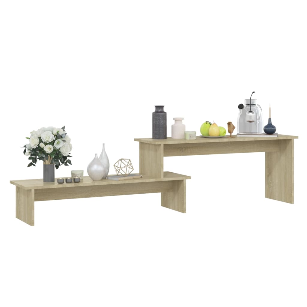 Meuble TV en chêne Sonoma 180x30x43 cm, matériau à base de bois