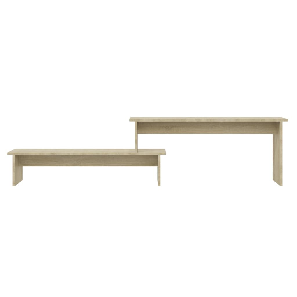 Meuble TV en chêne Sonoma 180x30x43 cm, matériau à base de bois