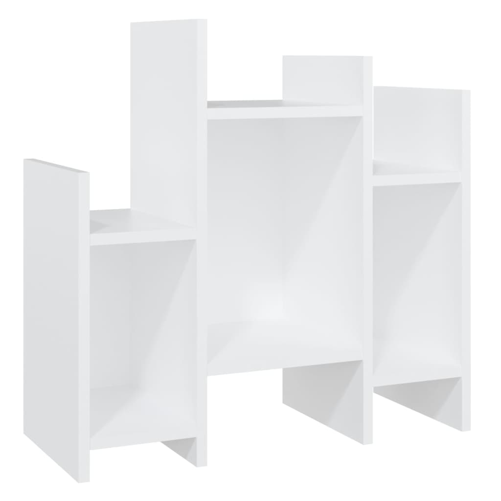 Shelving Cabinet White 60x26x60 cm Wood Material