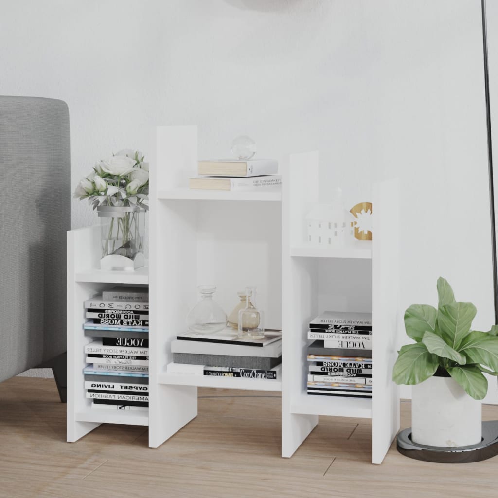 Shelving Cabinet White 60x26x60 cm Wood Material