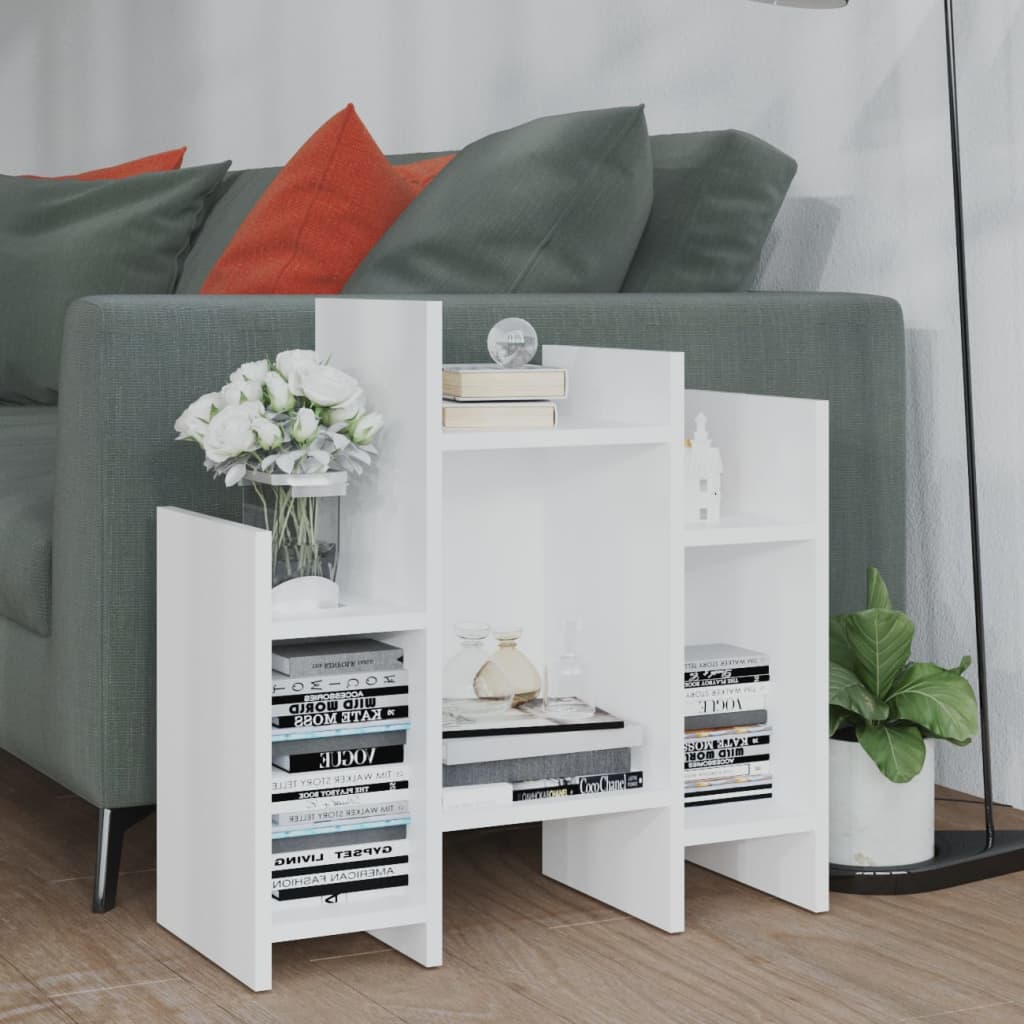 Shelving Cabinet White 60x26x60 cm Wood Material