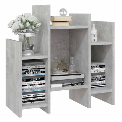 Regalschrank Betongrau 60x26x60 cm Holzwerkstoff