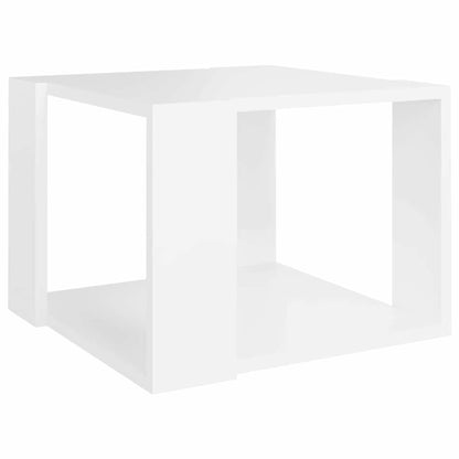Couchtisch Weiß 40x40x30 cm Holzwerkstoff