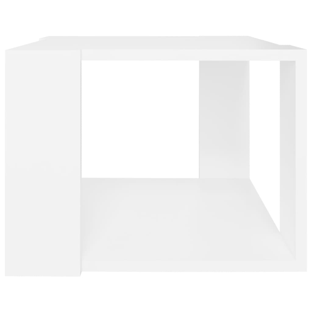 Table basse blanche 40x40x30 cm en bois