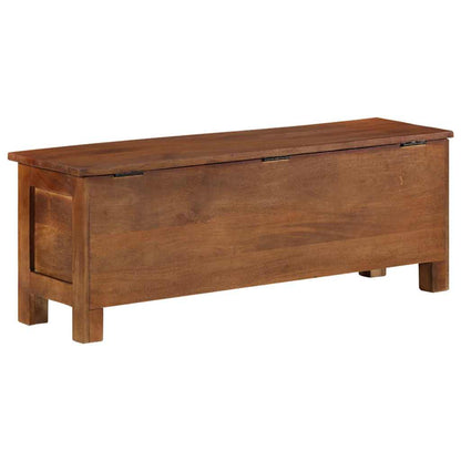 Truhe 110x30x40 cm Massivholz Mango