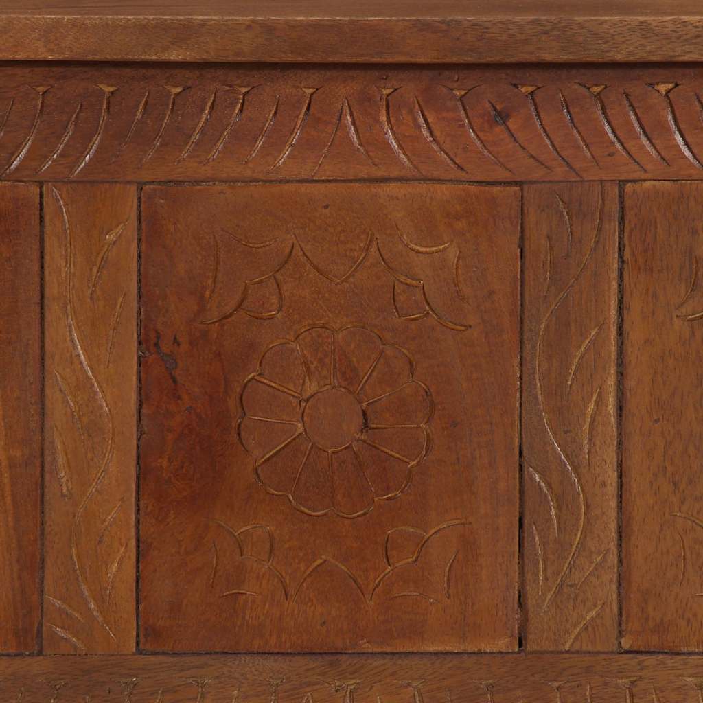 Truhe 110x30x40 cm Massivholz Mango
