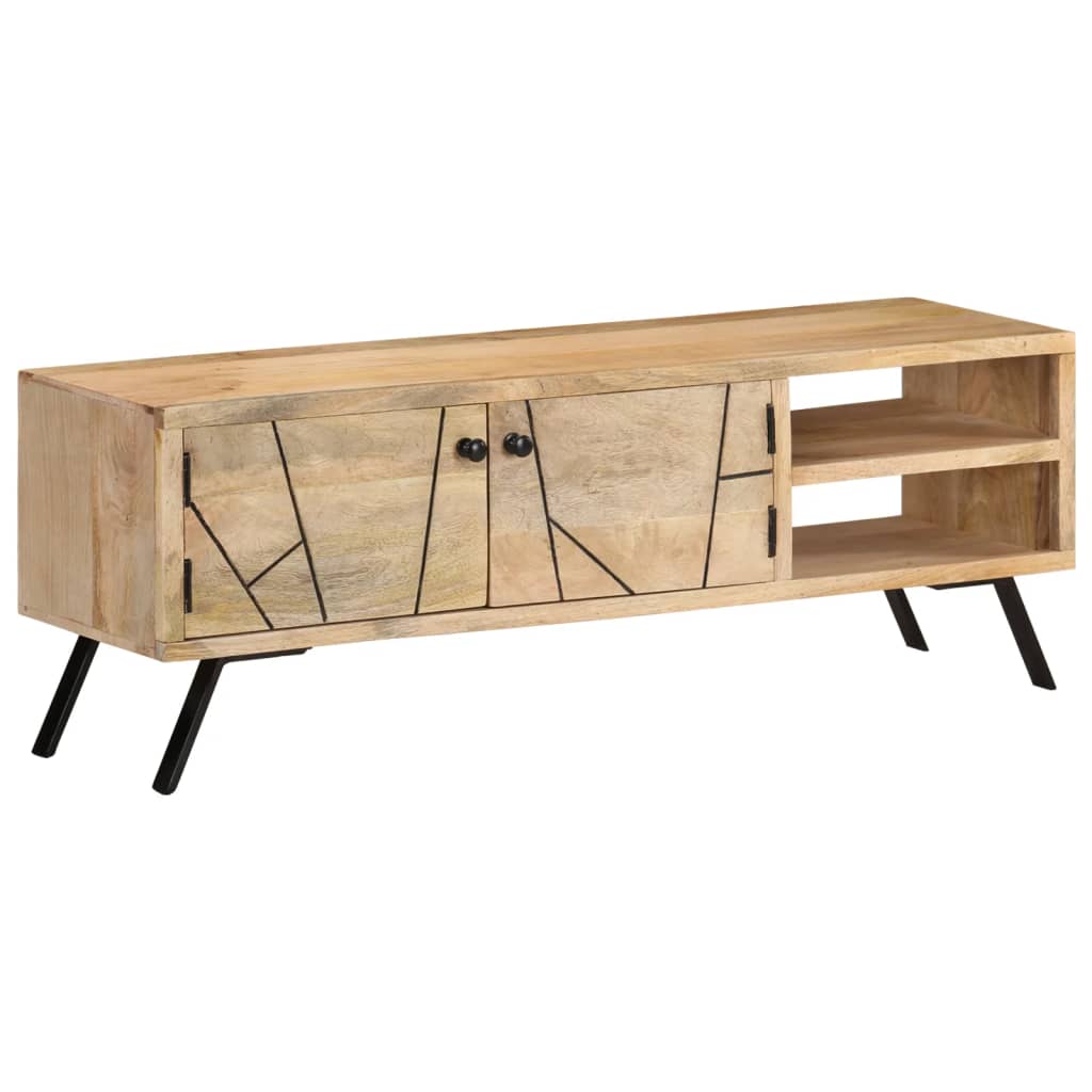 TV-Schrank 110x30x40 cm Mango Massivholz