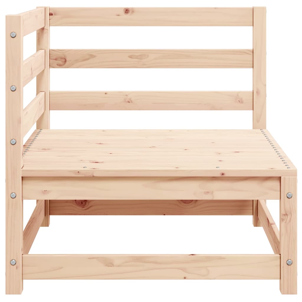 Garten-Ecksofas 2 Stk. mit Kissen Massivholz Kiefer