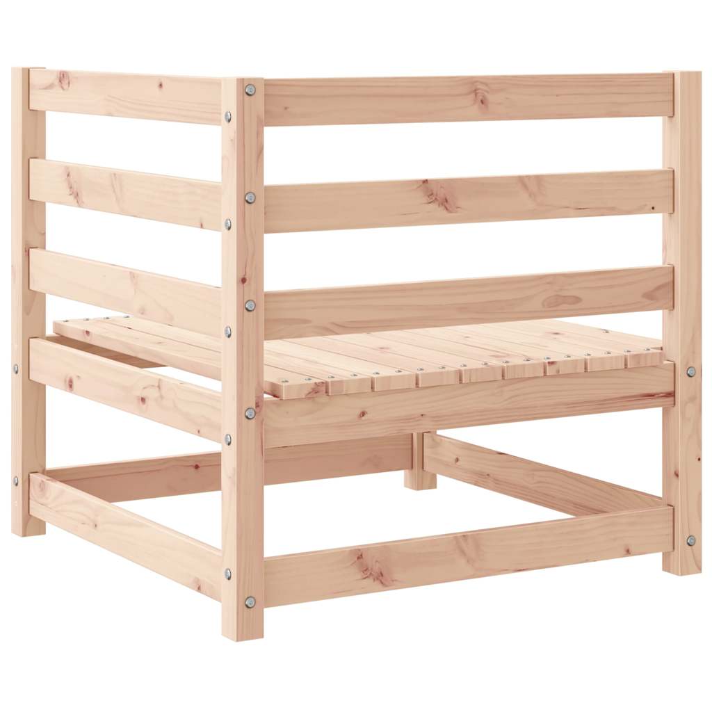 Garten-Ecksofas 2 Stk. mit Kissen Massivholz Kiefer