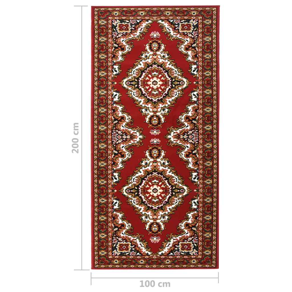 Teppichläufer BCF Orientalisch Rot 100x200 cm