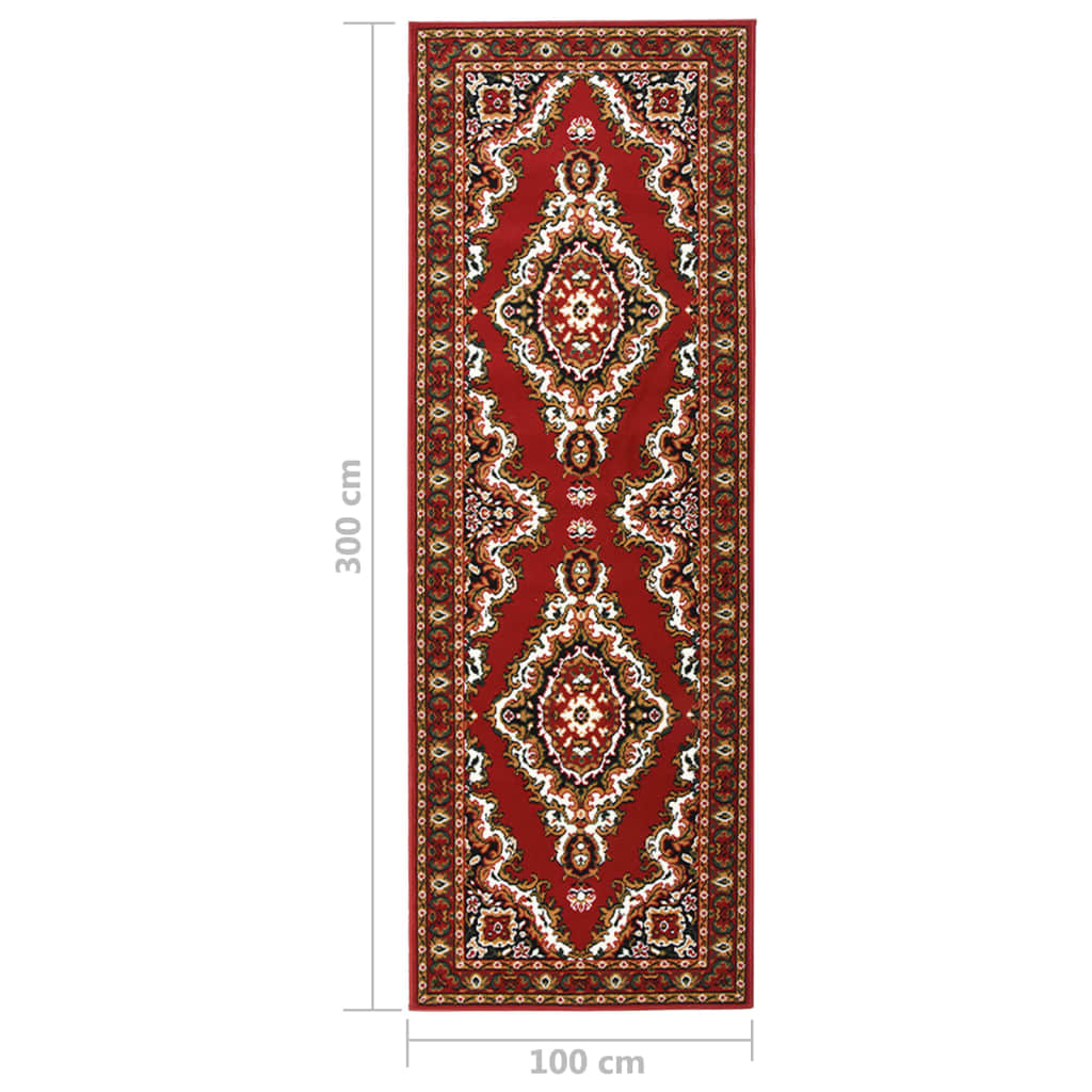 Teppichläufer BCF Orientalisch Rot 100x300 cm