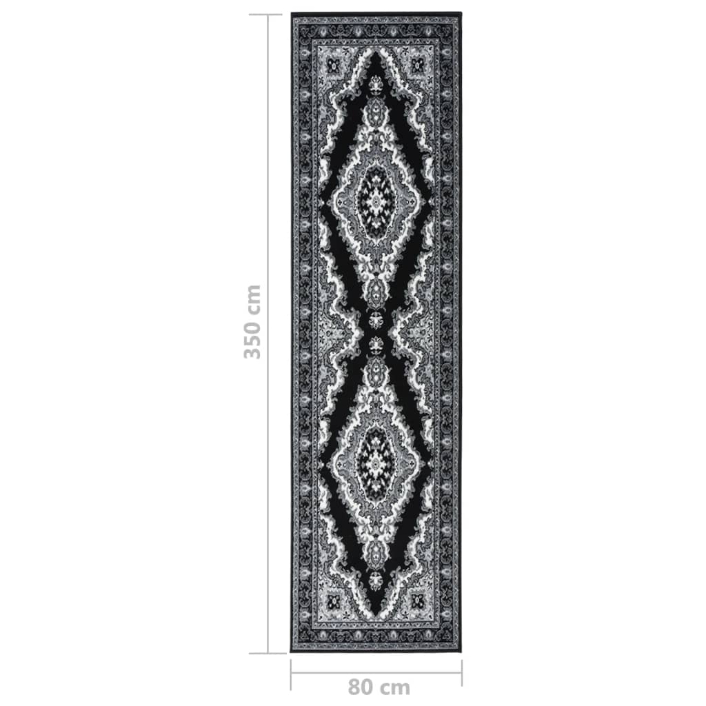 Teppichläufer BCF Schwarz 80x350 cm