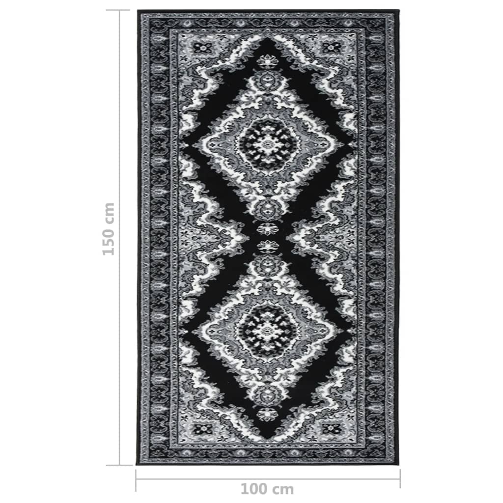 Teppichläufer BCF Schwarz 100x150 cm