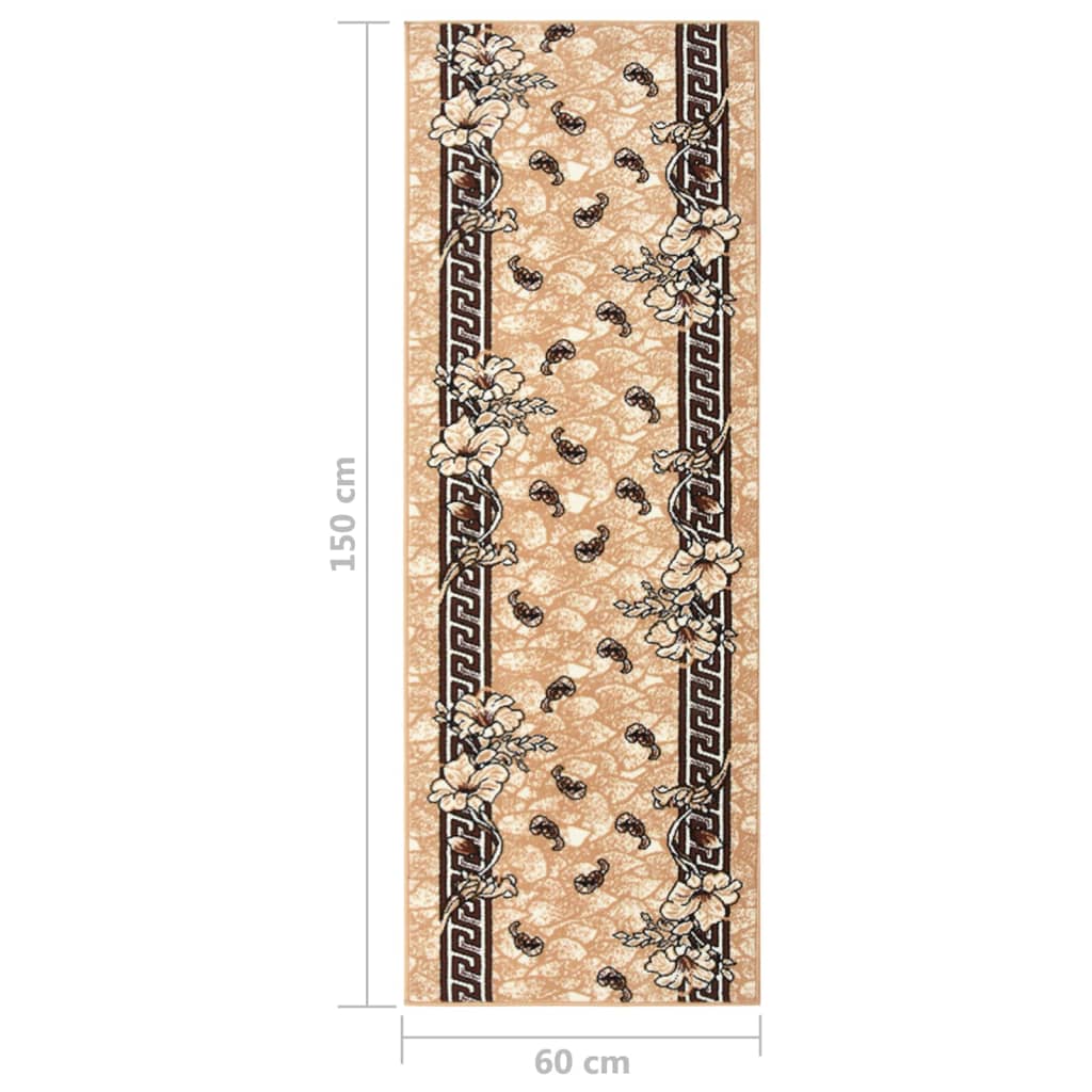 Teppichläufer BCF Beige 60x150 cm