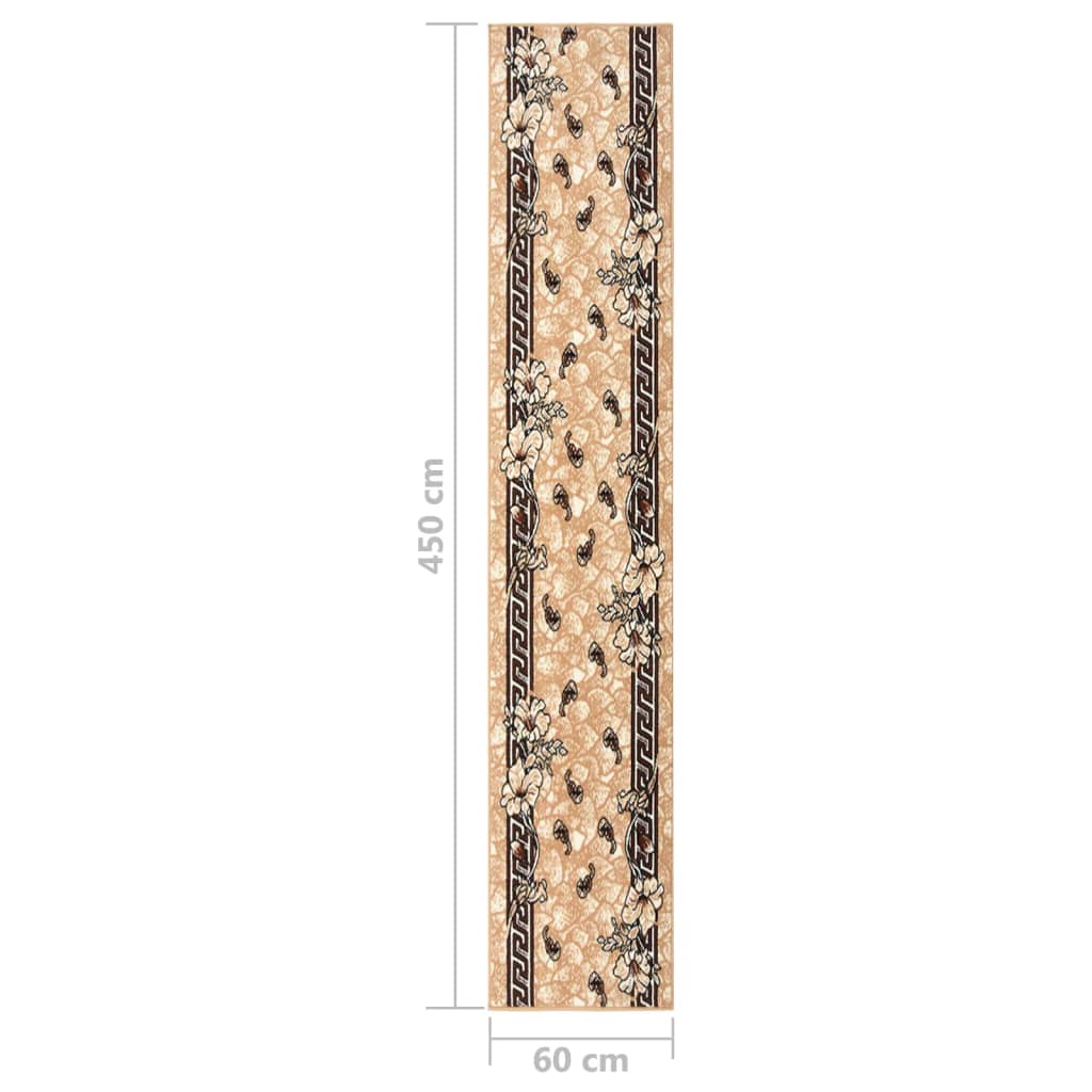 Teppichläufer BCF Beige 60x450 cm