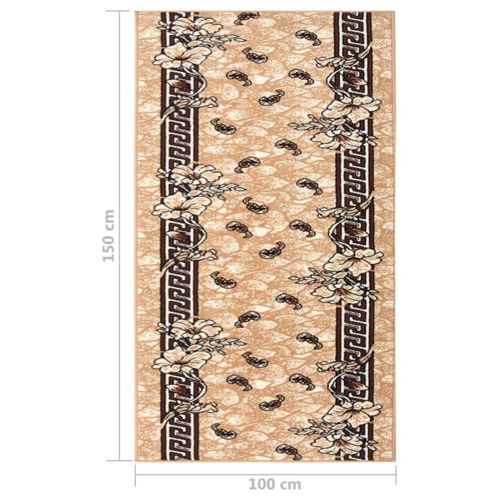 Teppichläufer BCF Beige 100x150 cm