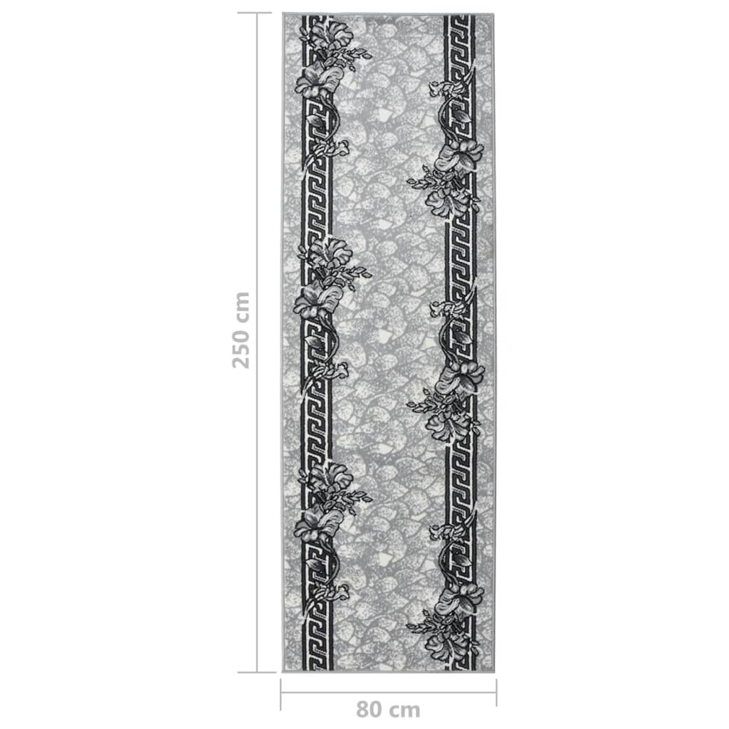 Teppichläufer BCF Grau 80x250 cm